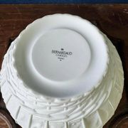 Bernardaud signed Limoges porcelain candle holder