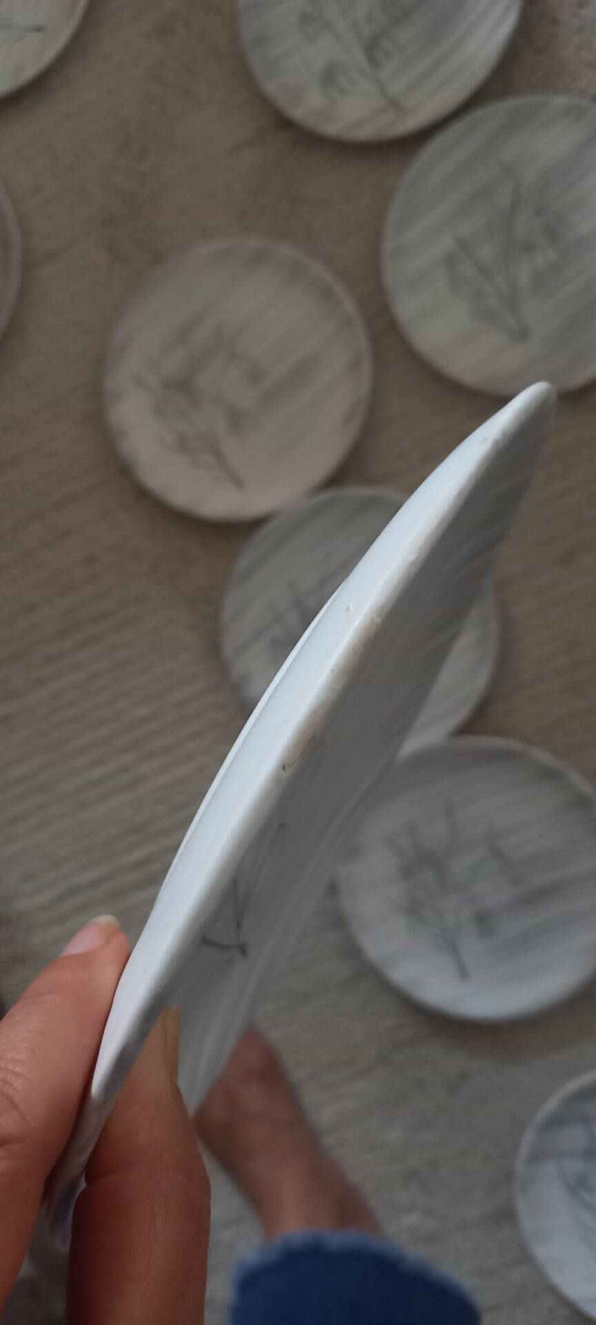 Set of 10 dessert plates