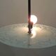 Glass pendant lamp 1930 /art deco/vintage/chandelier palette
