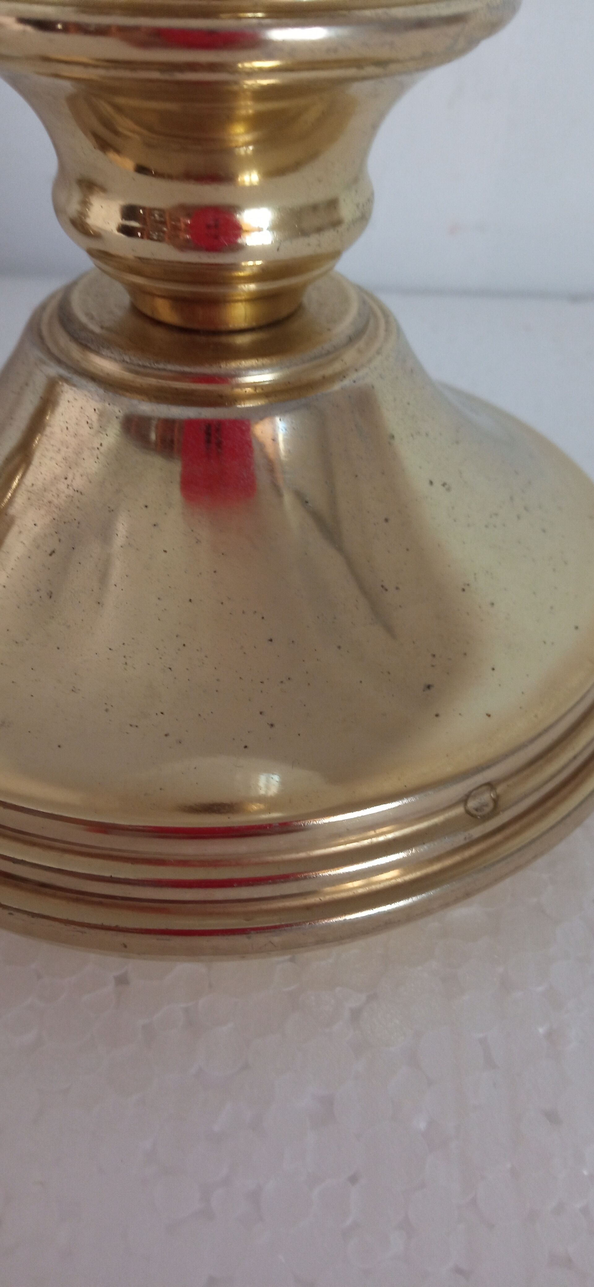 Pair of golden lamps