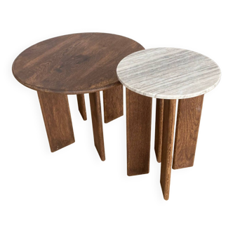 Table basses gigognes esprit minimaliste