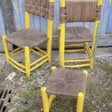 2 chairs +1 vintage sheepfold stool
