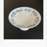 Blue and white compotier floral pattern