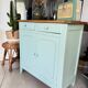 Ancien buffet parisien vert amande