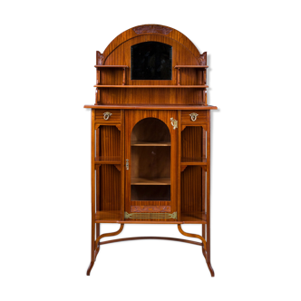Art Nouveau Mahogany Display Cabinet