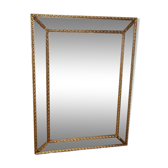 Beveled beaded mirror