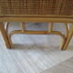 Buffet bas 2 portes -rotin tressé-bambou -cannage