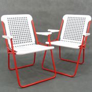 2 Italian folding chairs from Grand Soleil, 1980s
