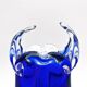 Vase Josef Hospodka Chribska Bohemia Cobalt Blue Glass 1960