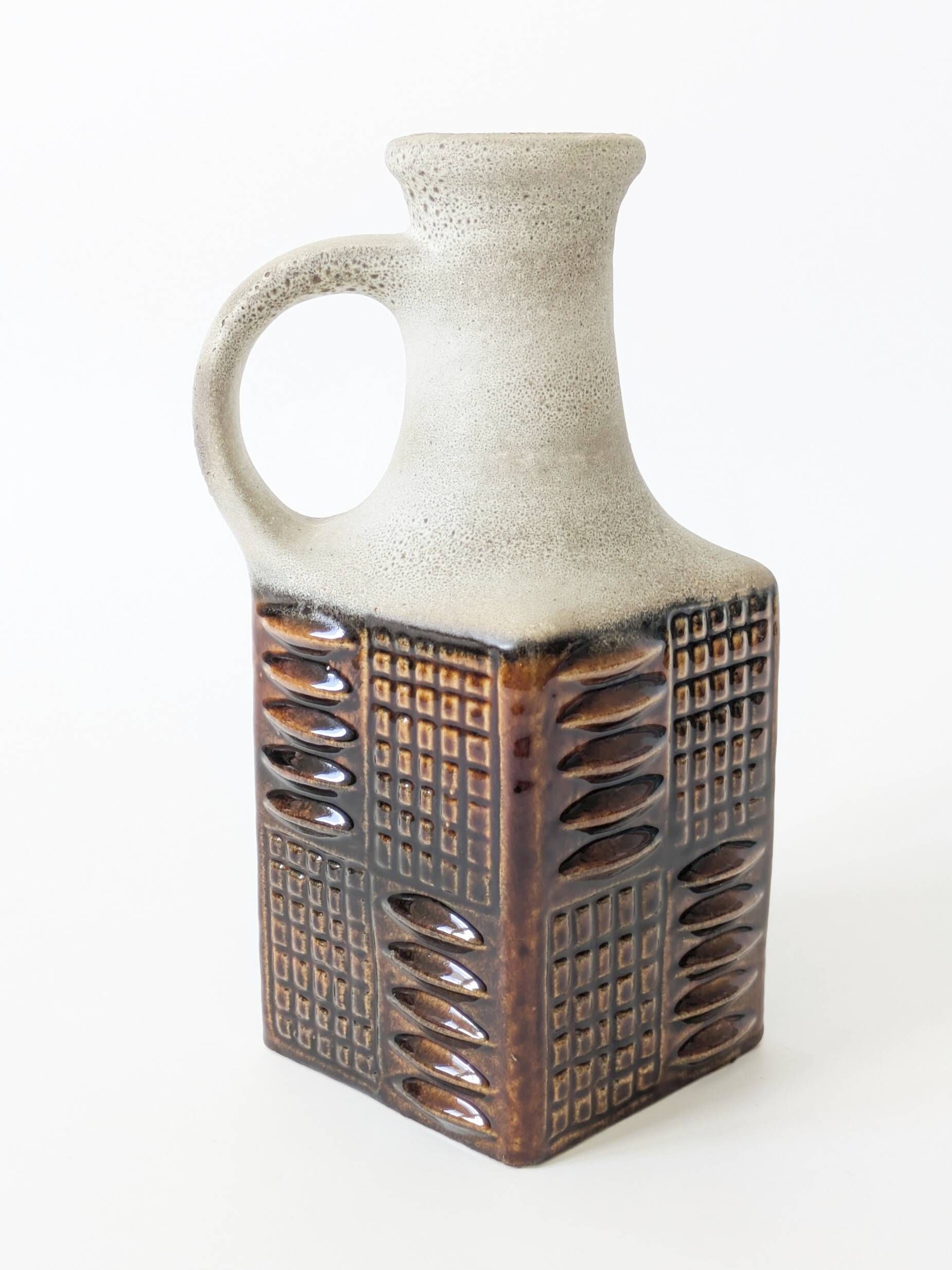 Brutalist ceramic vase Midcentury, Carstens Tönnieshof West Germany