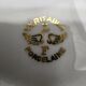Vintage sugar bowl genuine Limoges porcelain white with gold L&F.