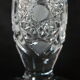 Vase soliflore cristal de bohème taillé main