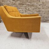 Swivel living room armchair year 1970