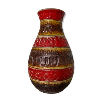 Vase Bay Scheurich Fat Lava West Germany 12 25