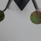 Coat door patère balls