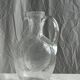 Large blown glass carafe with ice cube compartment Biot