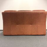 Leather  2-piece set-sofa and armchair from Elastoform