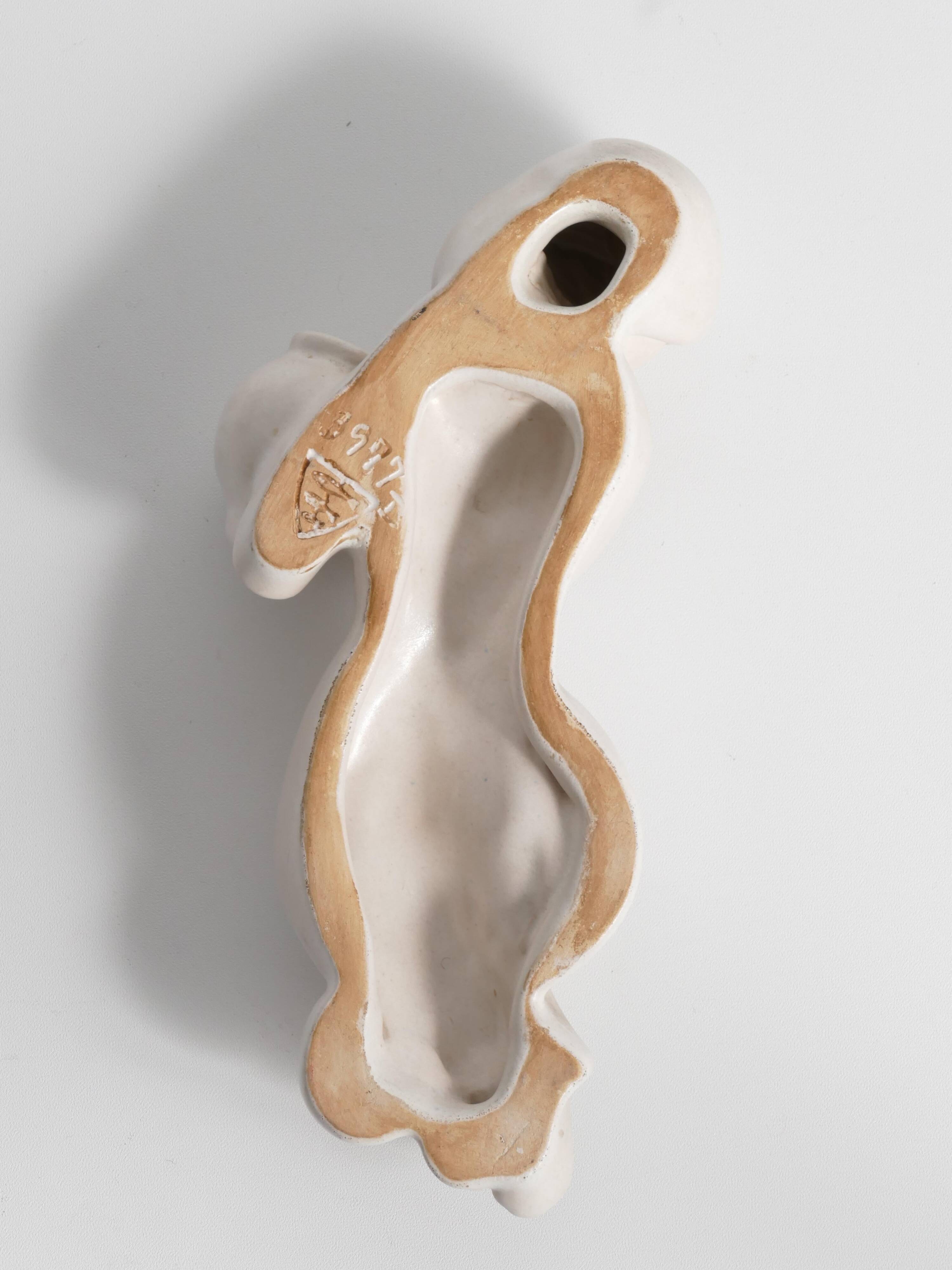 White Sconce with Boy Motif by Marianne Starck for Michael Andersen & Son