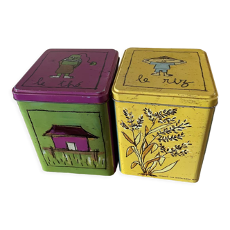 Rice and tea boxes