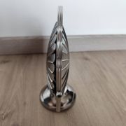 Vintage chrome-plated metal display stand for appetizers and petits fours