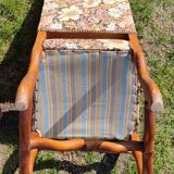 6 Louis XIV chairs in beech