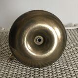 Old brass candlestick called "rat tail"