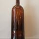 Bouteille vintage XXL (46cm)en verre soufflé  ambré