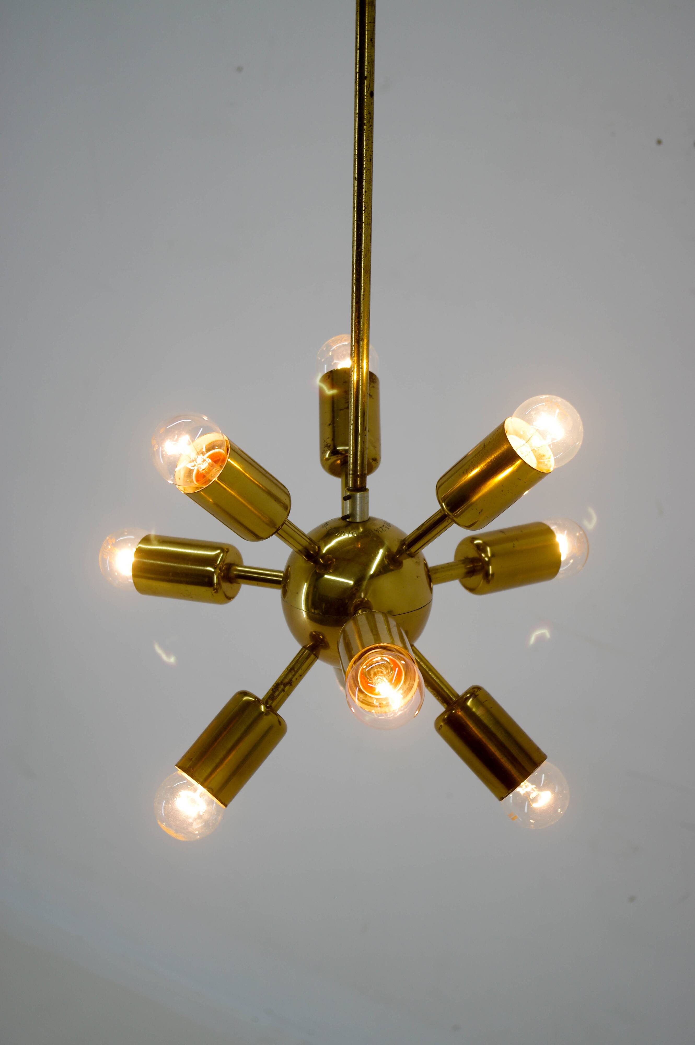 Space Age Chandelier Sputnik by Drukov, 1970s