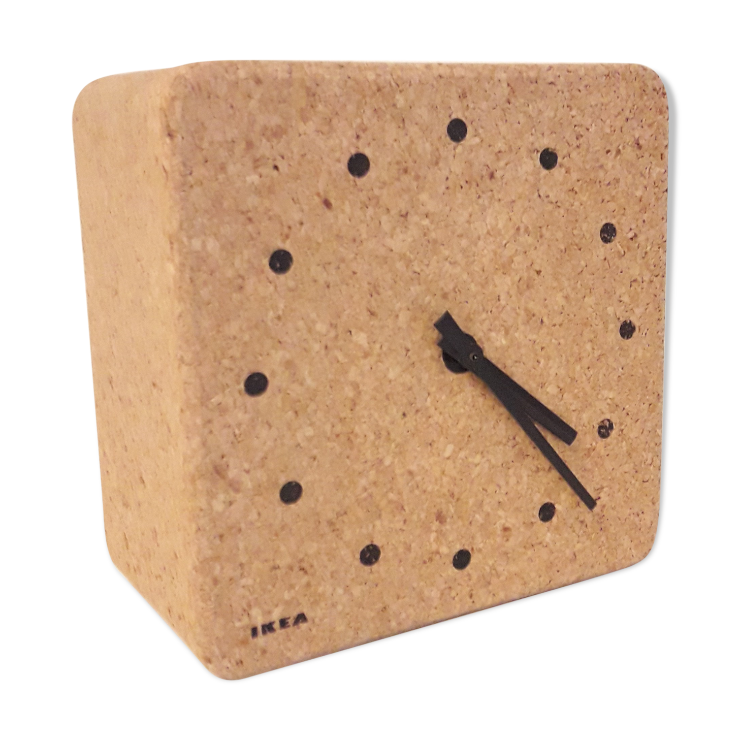 Vintage Ikéa cork clock