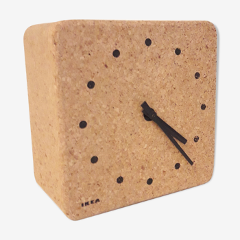 Vintage Ikéa cork clock