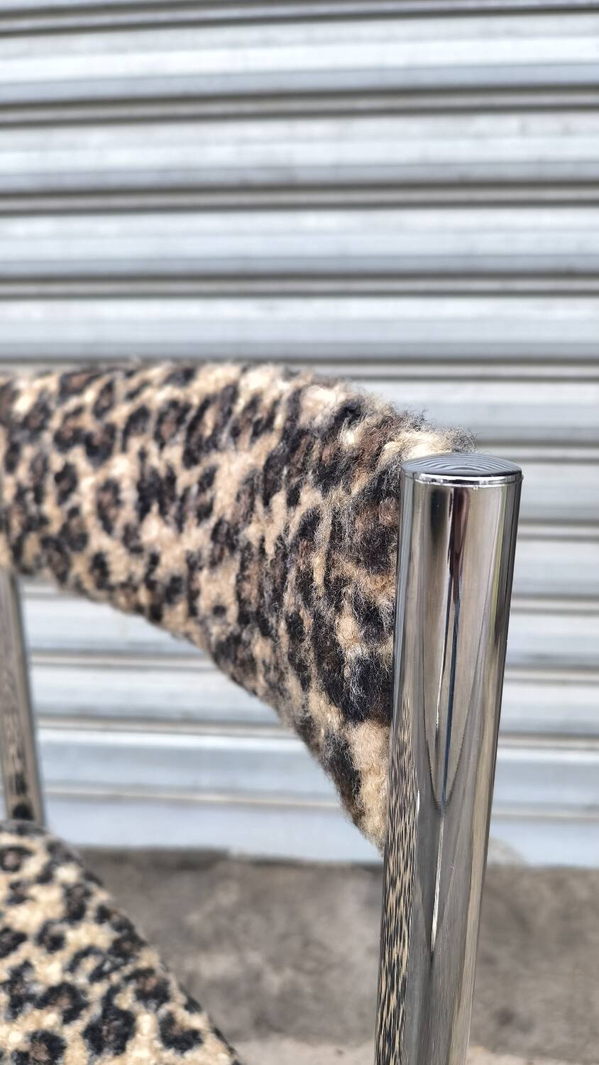 Chromed metal chair 1970