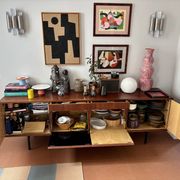 Vintage enfilade Paul Geoffroy 1960 – rosewood – 240 cm – very good condition