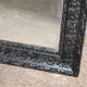 Mirror molded black frame 48x58cm