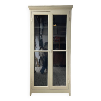 Armoire bonnetière vitrée vitrine