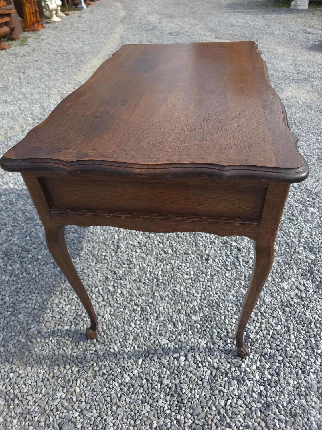 Louis XV style desk in oak