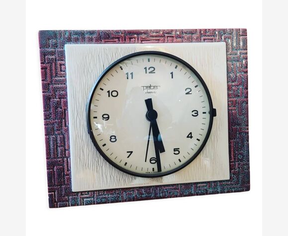 Horloge vintage céramique