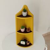 Old corner wall shelf