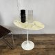 Oval pedestal table Eero Saarinene design Knoll international 1970 original marble