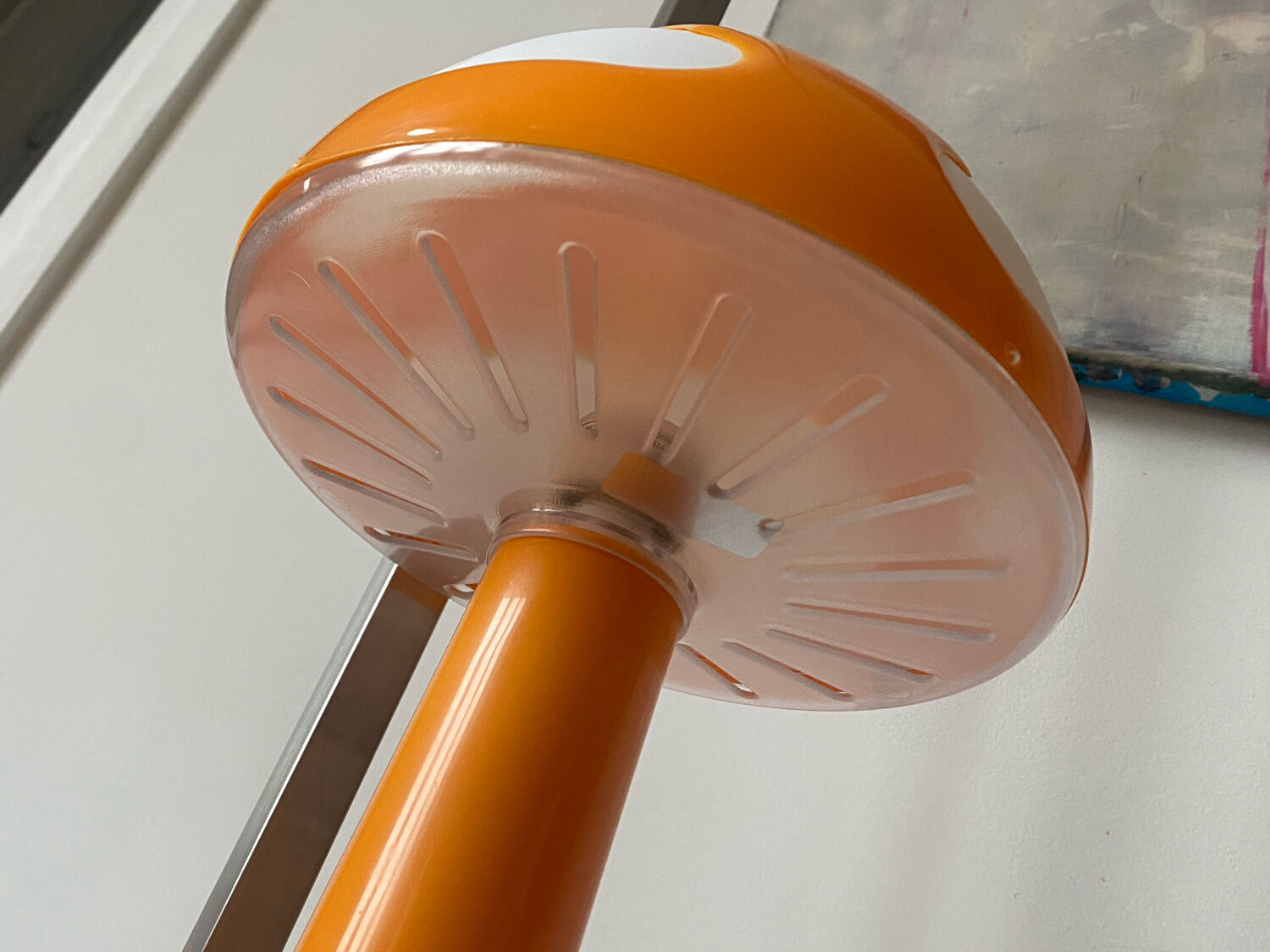 Orange mushroom lamp clouds Skojig Ikea design Henrik Preutz