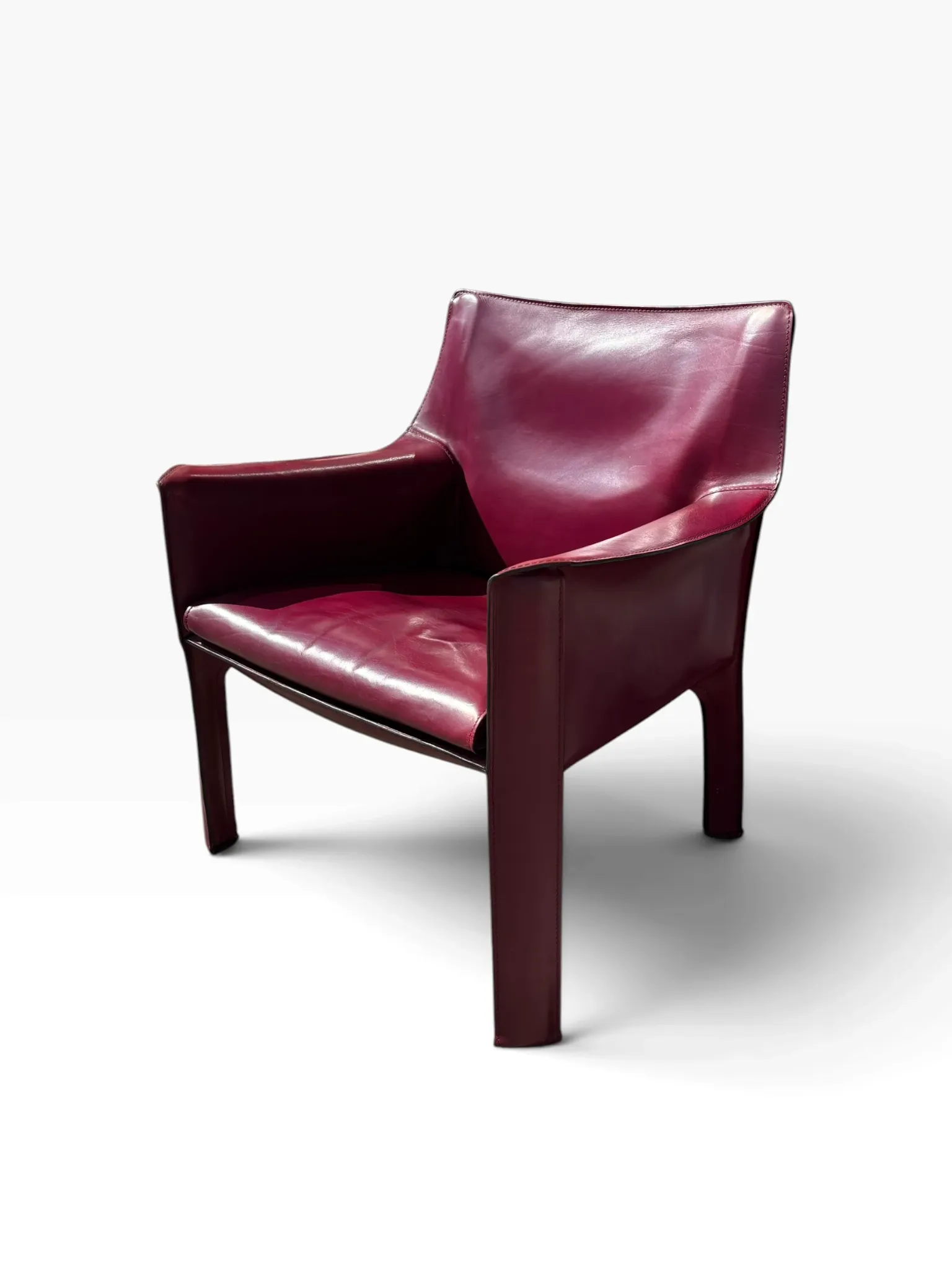 Fauteuil Cab 414 par Mario Bellini pour Cassina