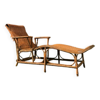 Rattan lounge chair