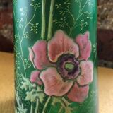 Enamelled vase Legras