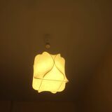 Cocoon pendant light Achille Castiglione attr., Italy 1960s