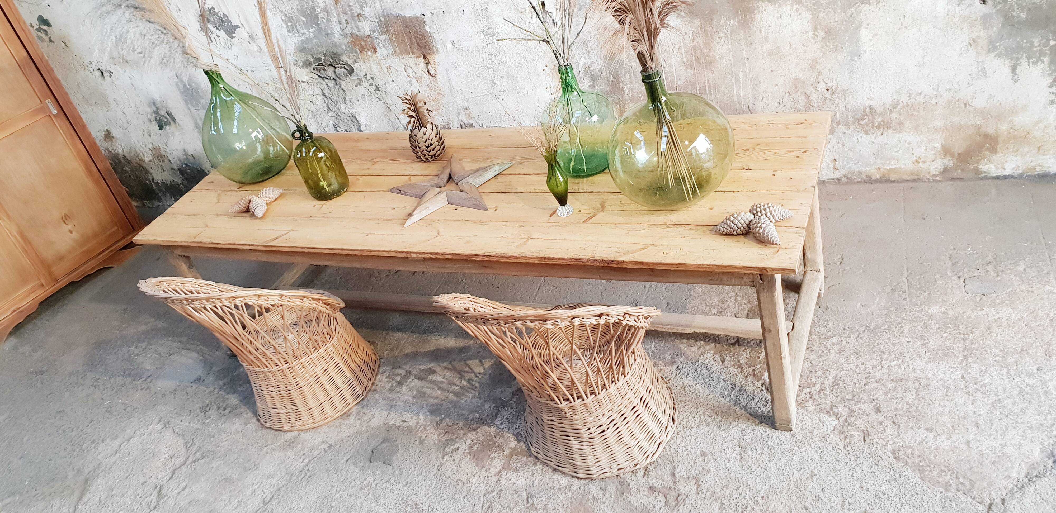 Table de ferme vintage