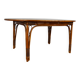 Vintage Oval Bamboo and Rattan Dining Table 1980