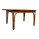 Vintage Oval Bamboo and Rattan Dining Table 1980