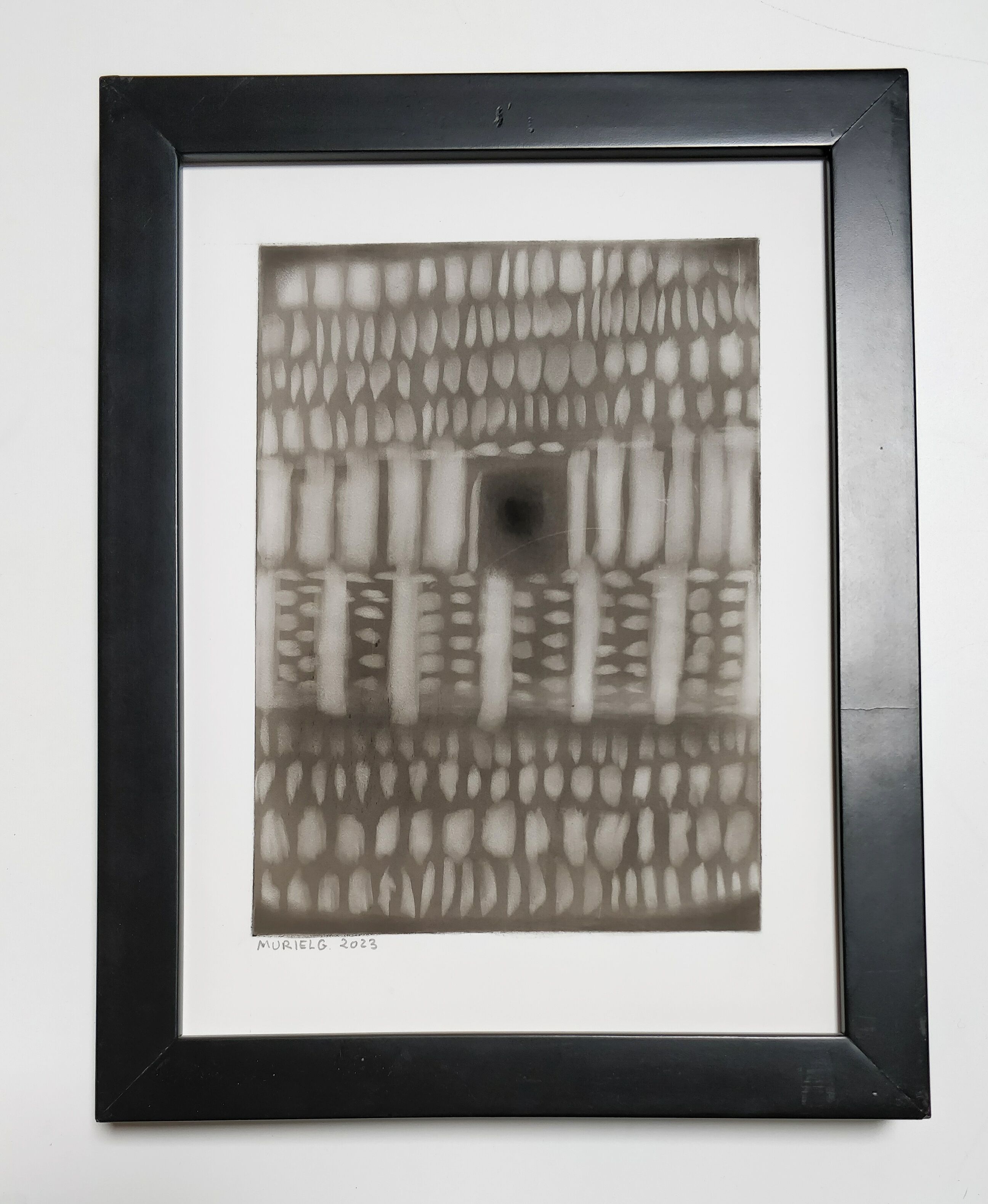 Abstract drawing 6 black and white