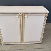 Hollywood regency style cabinet, 1980s