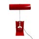 Mauro Martini, red 'Picchio' woodpecker table lamp, F.lli Martini Italy 1970s