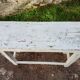 Table d'appoint, console en bois blanc patiné